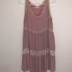 Pink Lace Dress